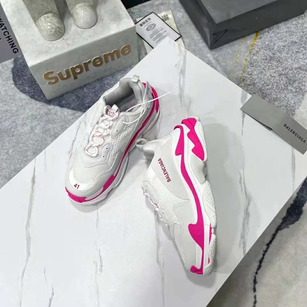 Balenciaga Triple S Sneaker in Fluo Pink for Women