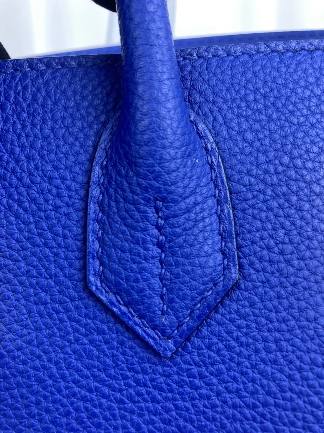Hermes Birkin 30 Top Handle Bag in Blue Gold Hardware Hermes Birkin 30 Top Handle Bag in Blue Gold Hardware