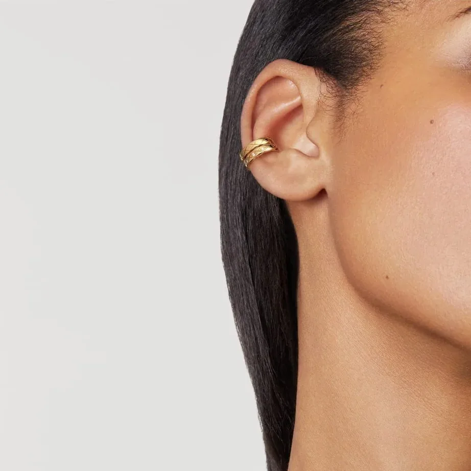 Chanel Coco Crush Single Earring Yellow Gold