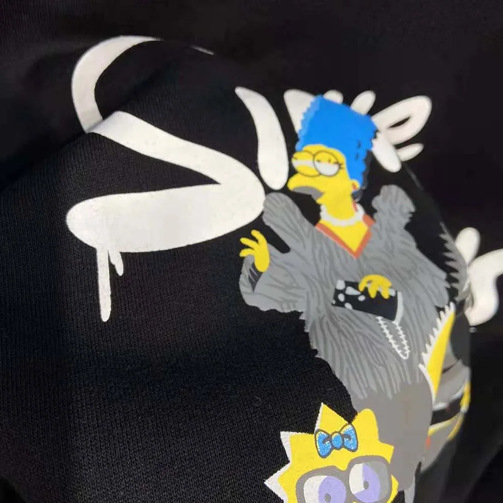 Balenciaga Simpsons Tm and 20th Television Cropped Hoodie in Black for Women Balenciaga Simpsons Tm and 20th Television Cropped Hoodie in Black for Women