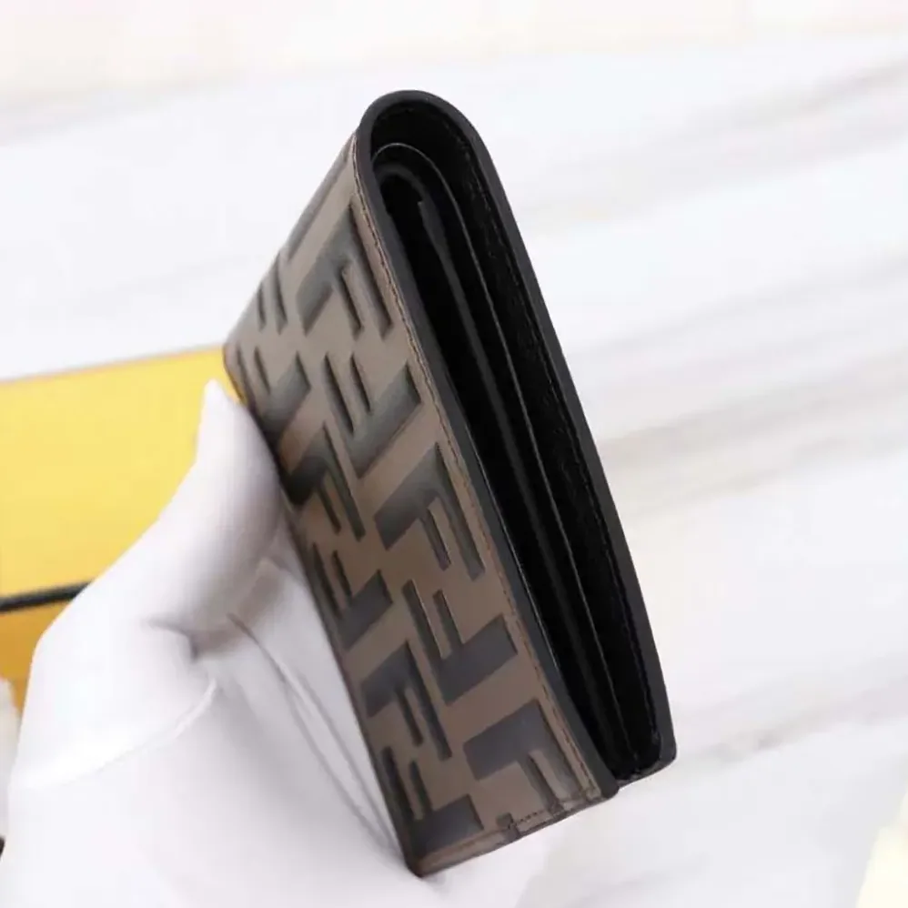 Fendi Bi-Fold Wallet in FF Motif Nappa Leather for Men