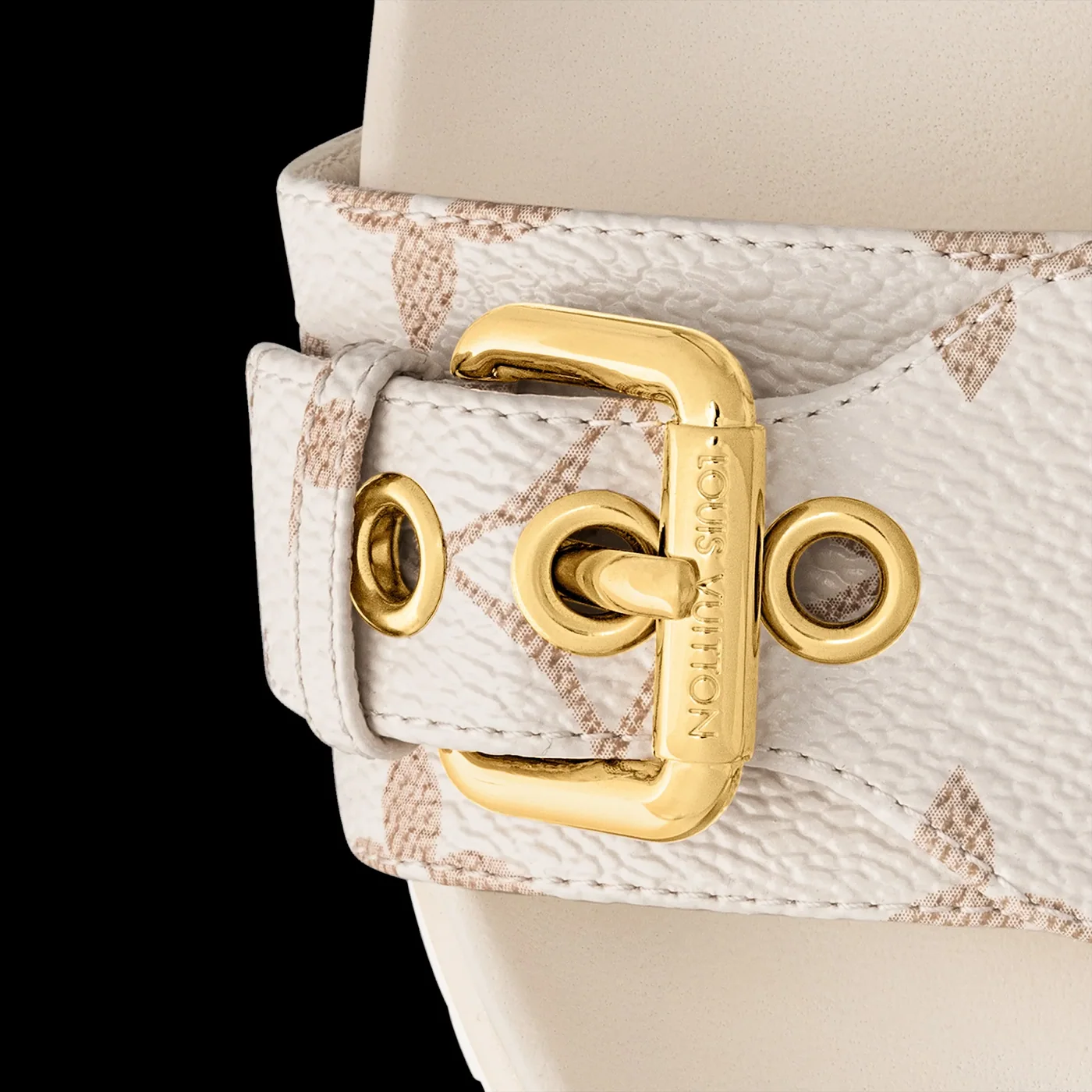 Louis Vuitton Bom Dia Flat Comfort Mule Beige 1ACHYI Louis Vuitton Bom Dia Flat Comfort Mule Beige 1ACHYI