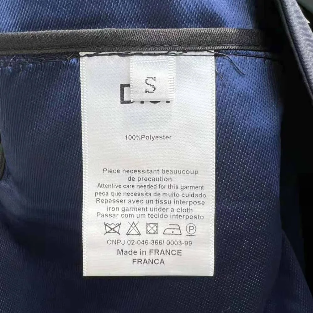 Dior Dioralps Hooded Anorak Blue Three-Tone Dior Star Technical Taffeta Jacquard for Women