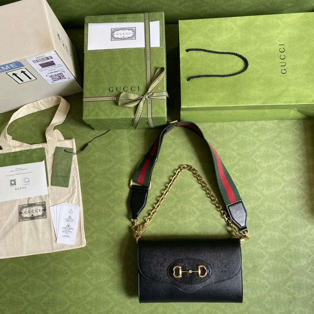Gucci Horsebit 1955 Small Bag Black /
