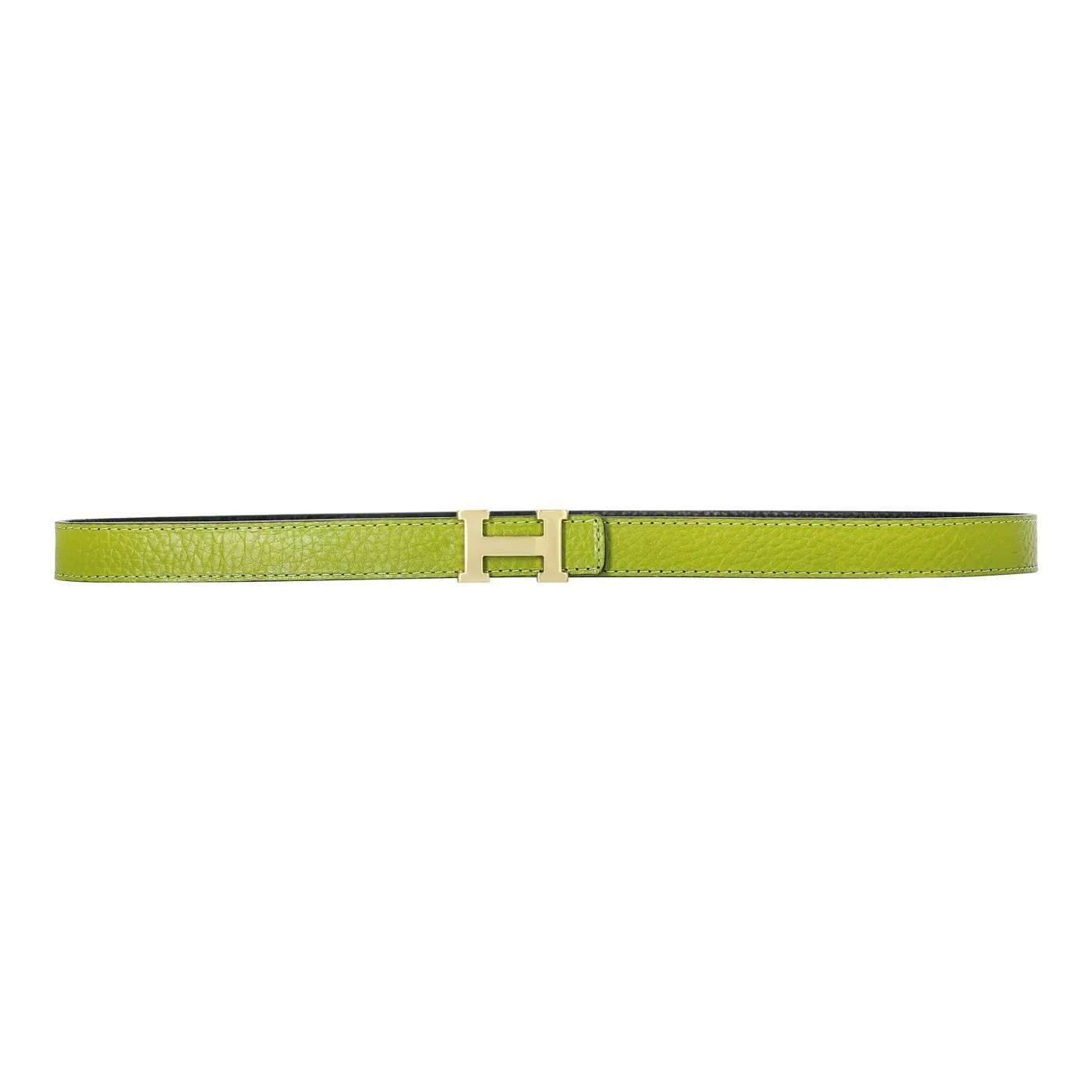 Reversible Buckle Amazing Belt Light Green&Black