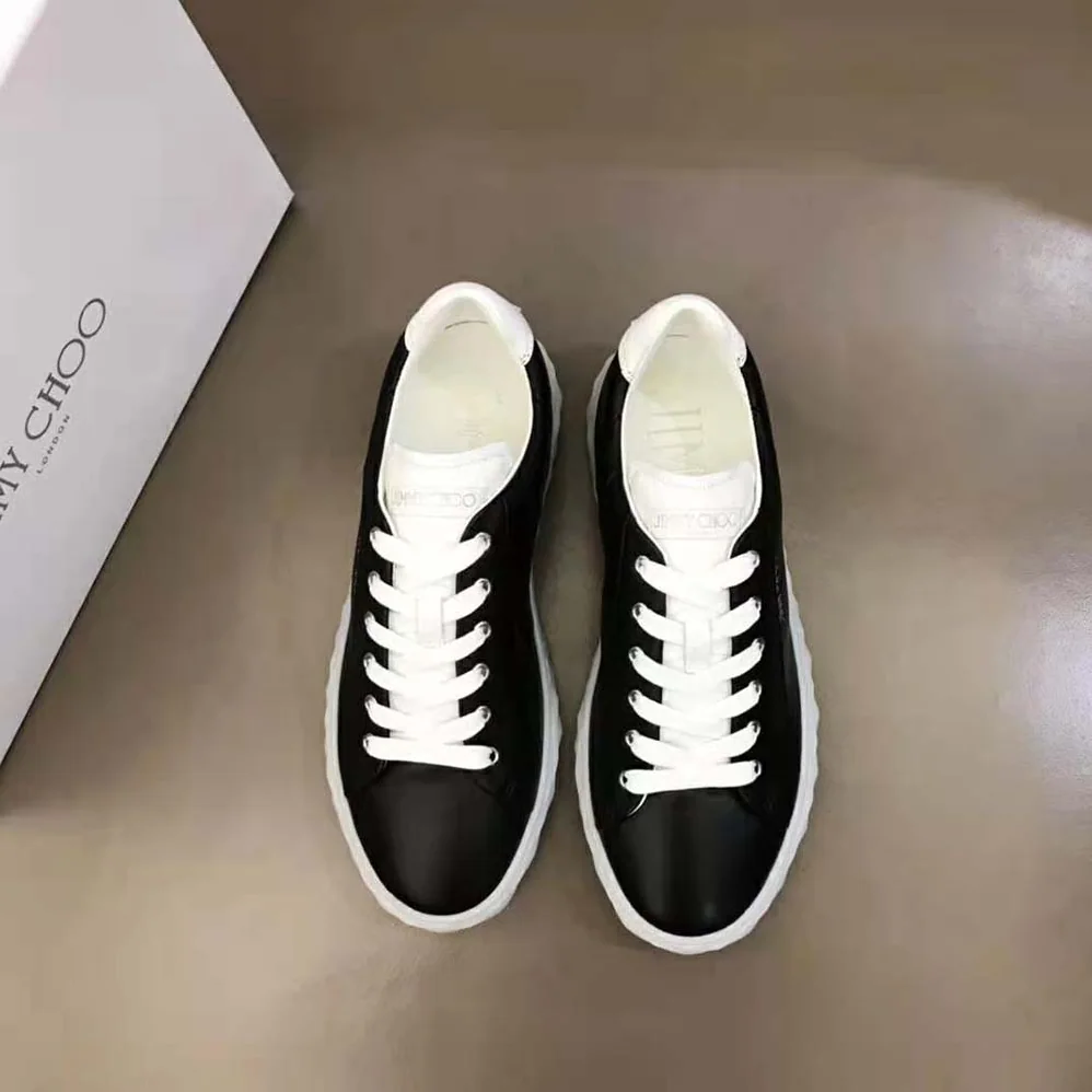 Jimmy Choo Diamond Light/f Black Nappa Leather Low for Women in Top Trainers Jimmy Choo Diamond Light/f Black Nappa Leather Low for Women in Top Trainers