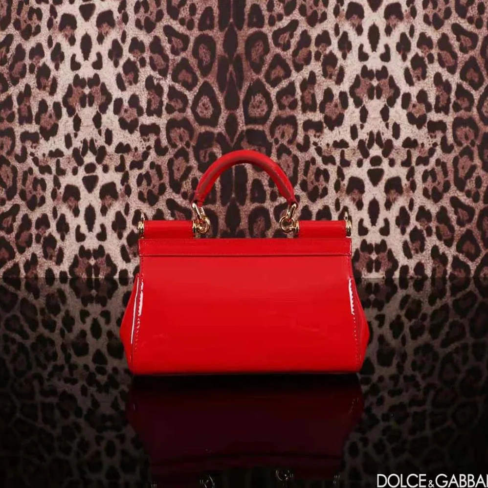 Dolce Gabbana D&G Small Sicily Handbag for Women in Red