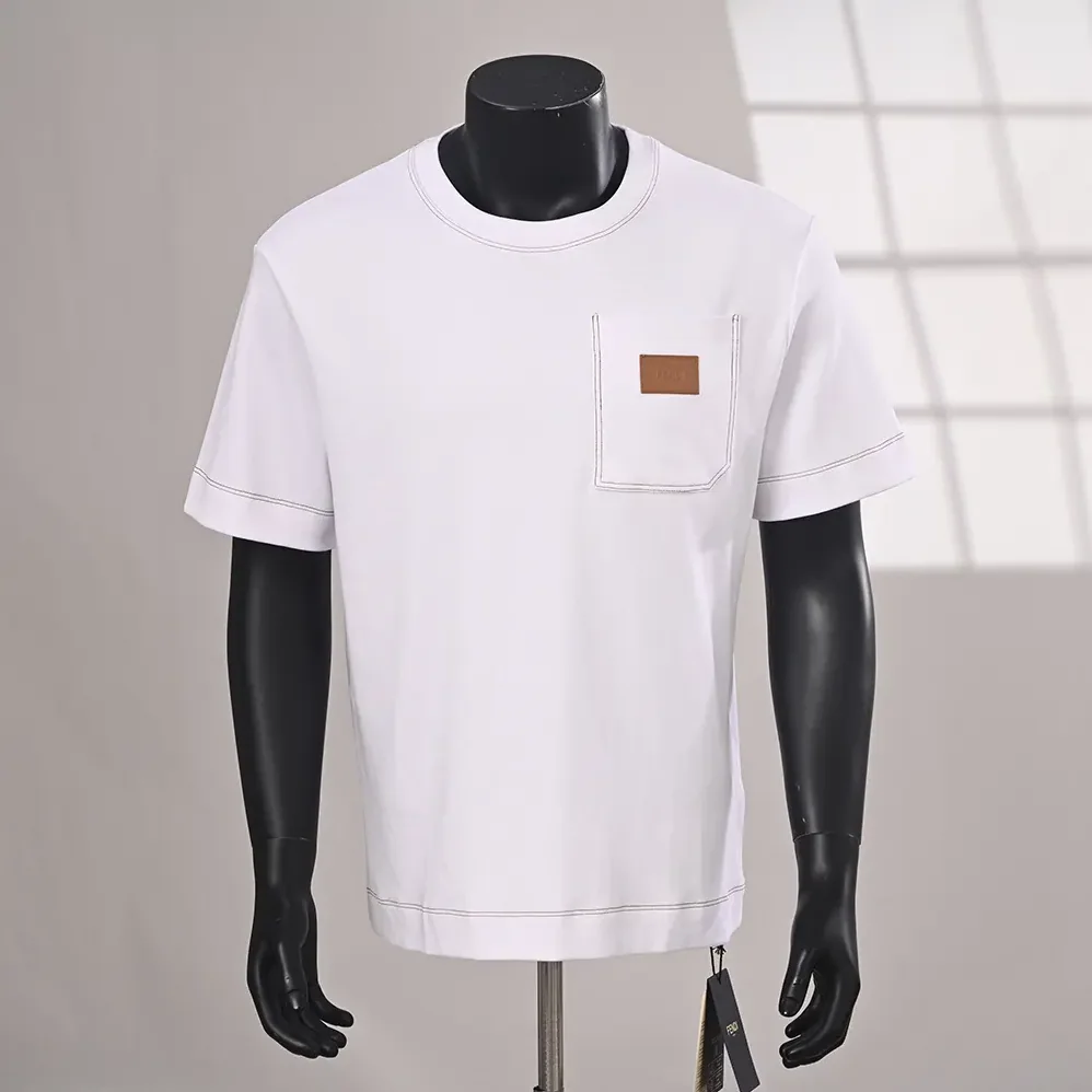 Fendi White Cotton T for Women in shirt Fendi White Cotton T for Women in shirt