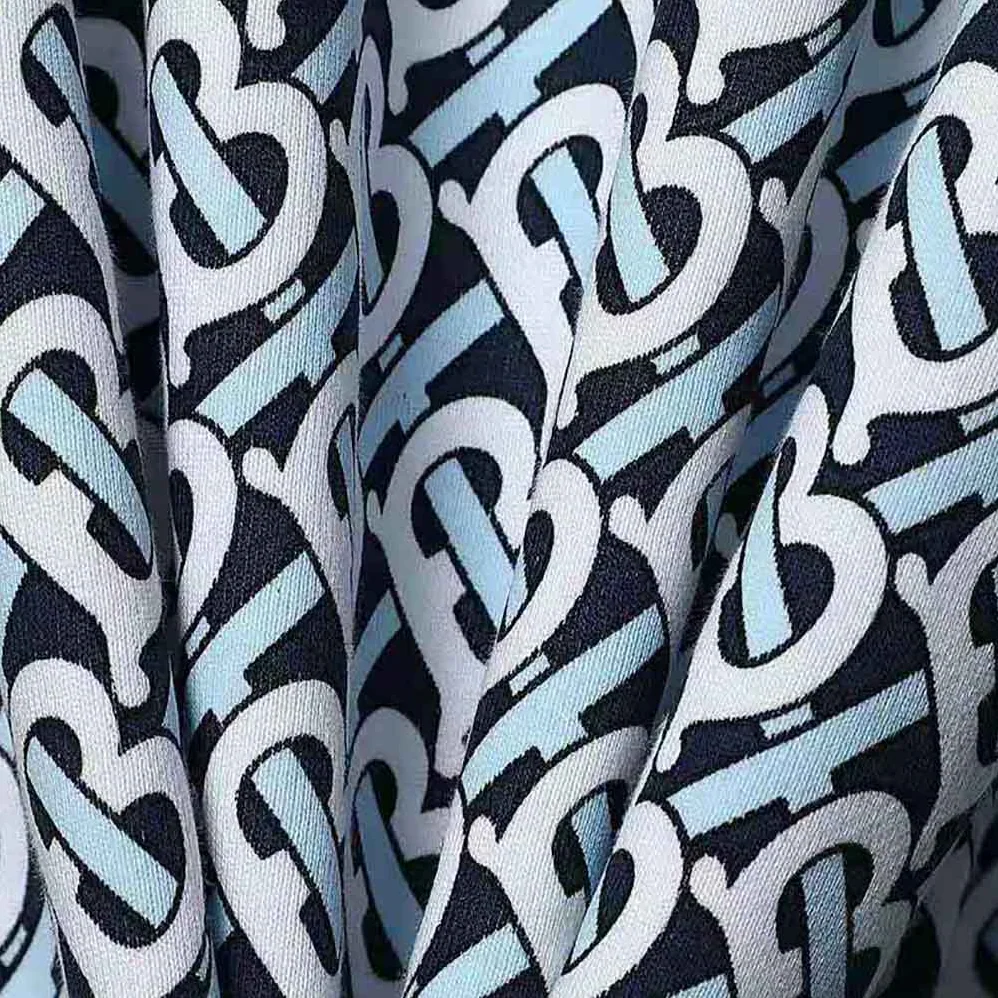 Burberry Monogram Print Cotton Oversized Sweatshirt for Women