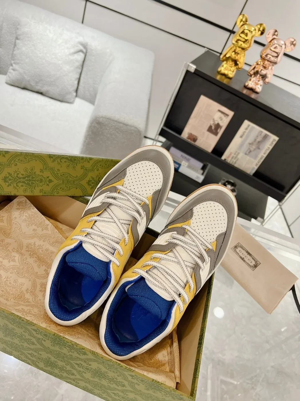 Gucci Basket Sneaker Multicolor Gucci Basket Sneaker Multicolor
