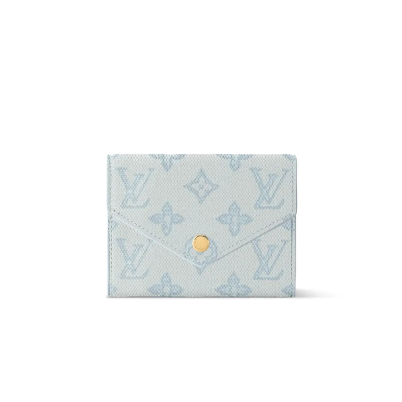 Louis Vuitton Victorine Wallet Monogram Origine Bleu Courrier /