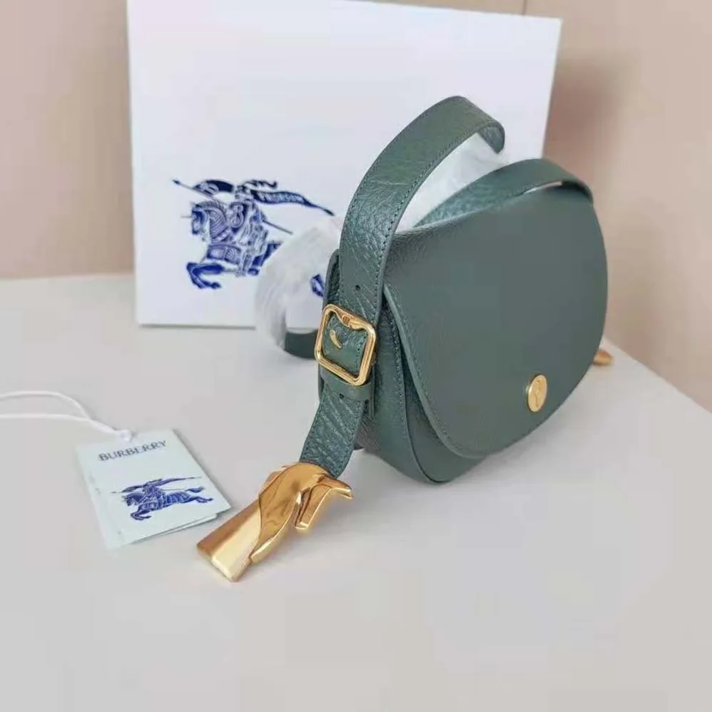 Burberry Chess Satchel for Women in Dark Green Burberry Chess Satchel for Women in Dark Green