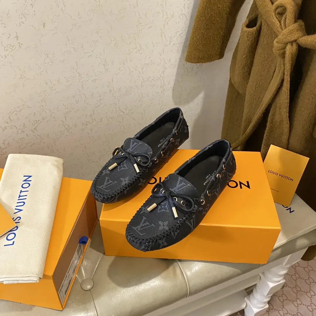 Louis Vuitton Gloria Flat Loafer Brown Louis Vuitton Gloria Flat Loafer Brown