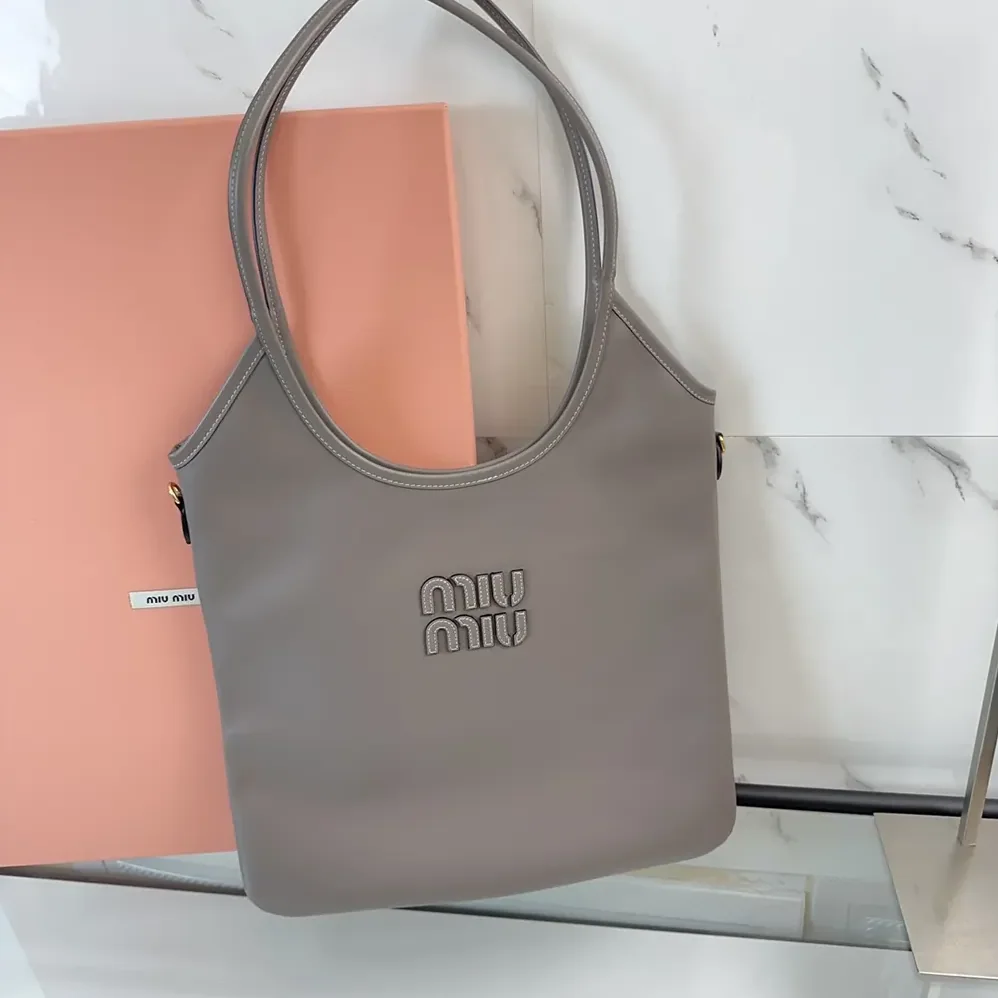 Miu Miu IVY leather bag for Women in Grey