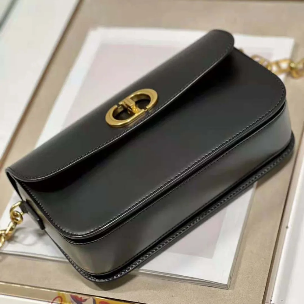 Dior 30 Montaigne Avenue Bag Black Box Calfskin for Women Dior 30 Montaigne Avenue Bag Black Box Calfskin for Women