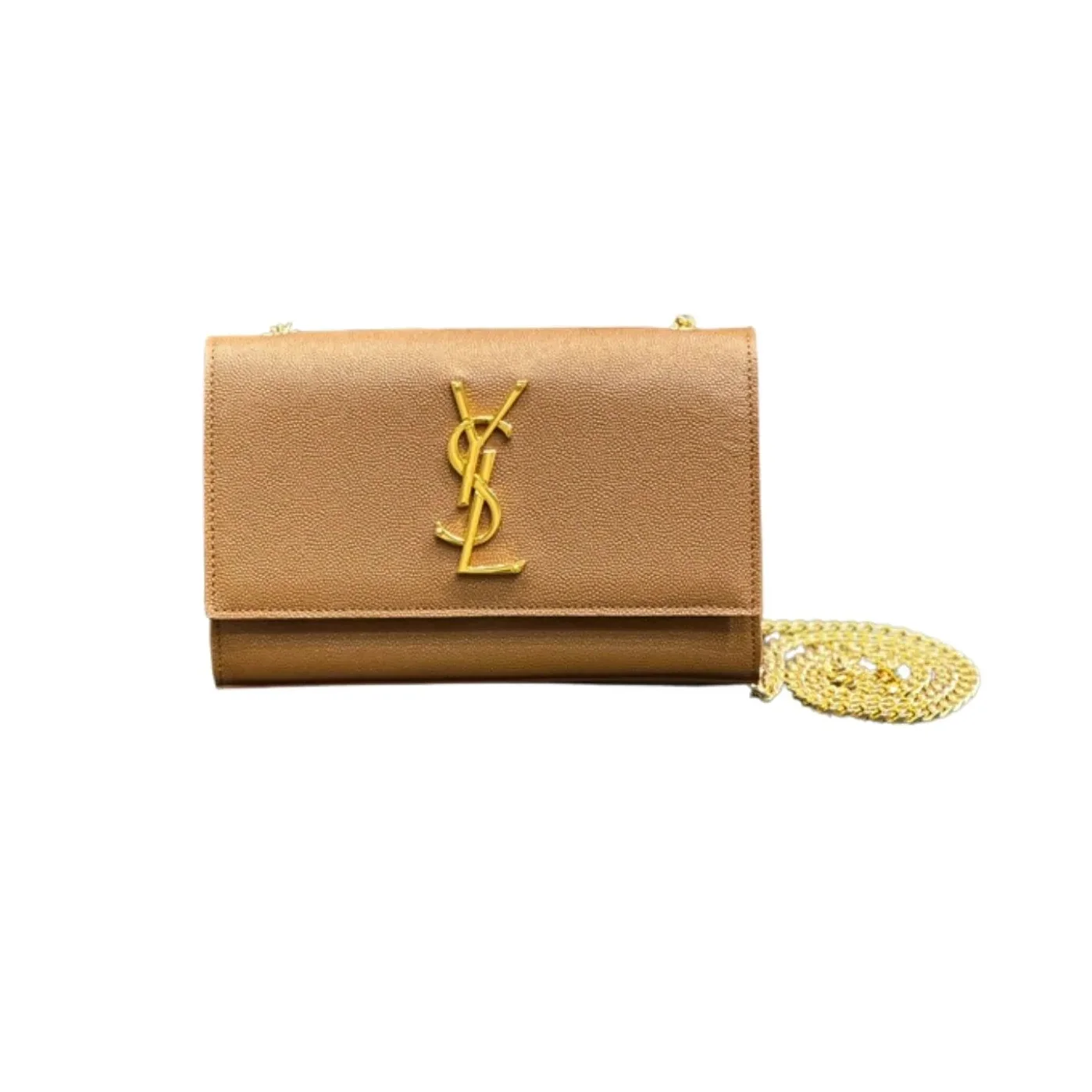 Saint Laurent Kate Small Chain Bag Brown /