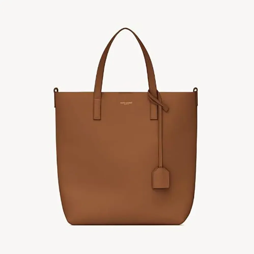 Saint Laurent YSL Shopping Saint Laurent Toy in Leather for Women in Brown