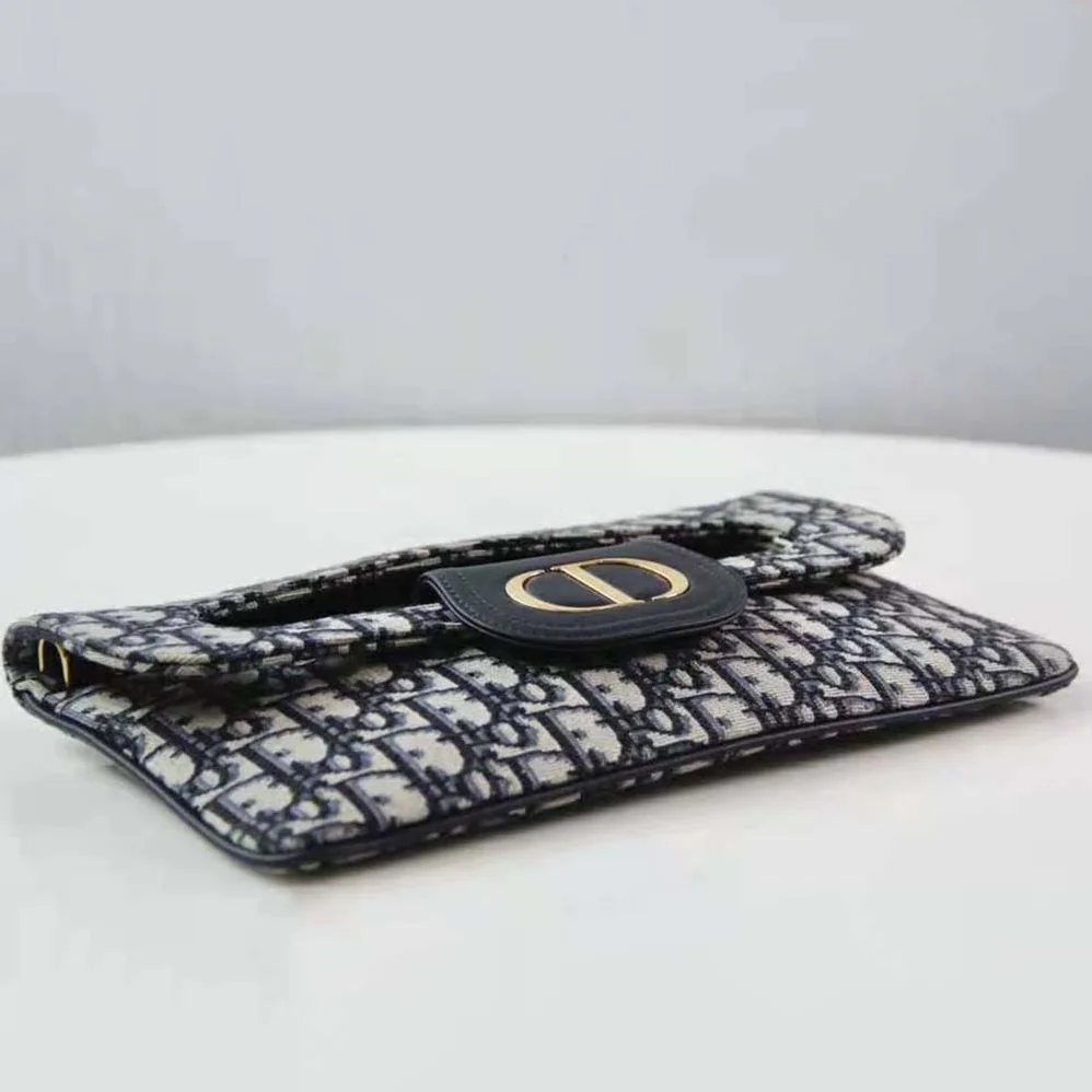 Dior Medium Diordouble Bag Blue Dior Oblique Jacquard for Women Dior Medium Diordouble Bag Blue Dior Oblique Jacquard for Women