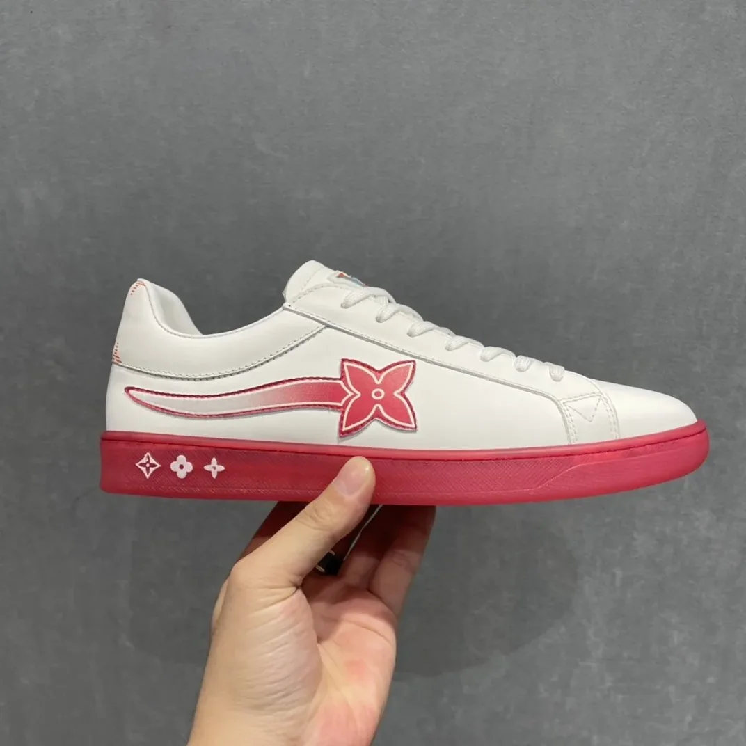 Louis Vuitton Luxembourg Samothrace Sneaker Red Louis Vuitton Luxembourg Samothrace Sneaker Red
