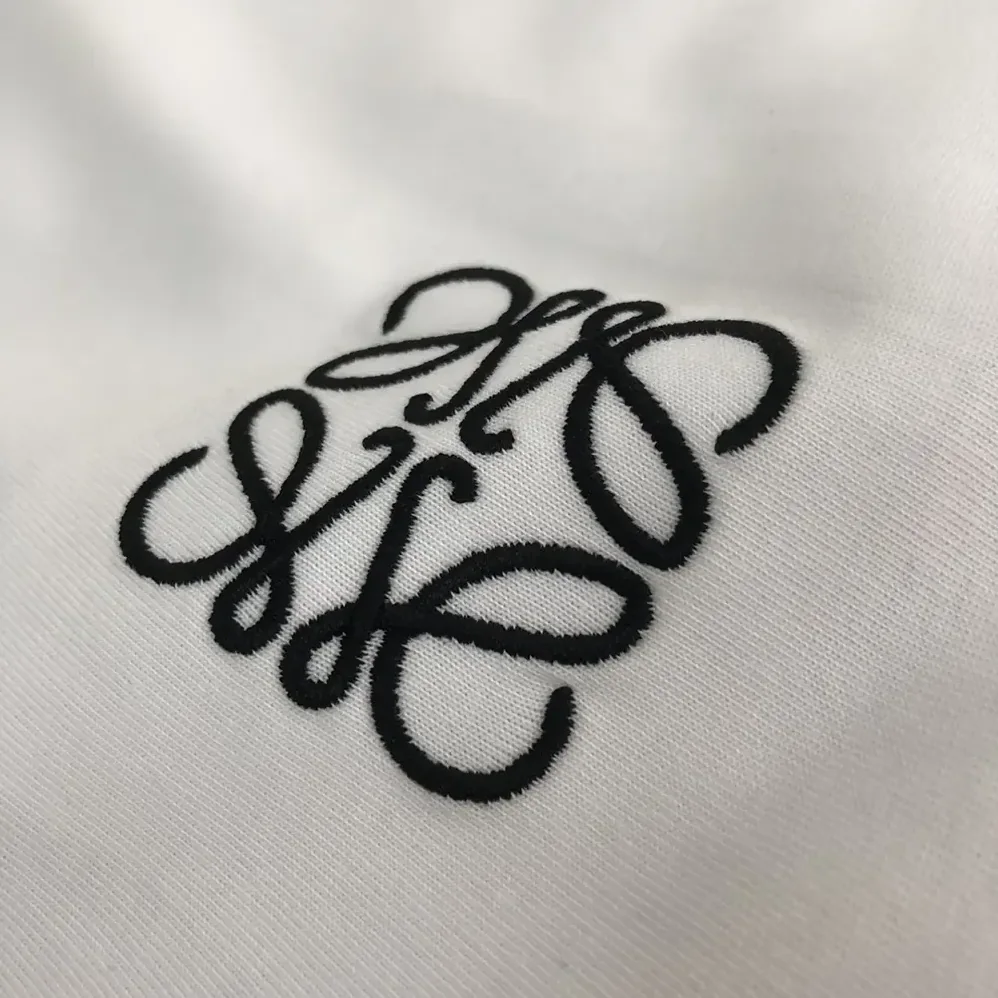 Loewe Regular Fit T-shirt in Cotton for Men in White Loewe Regular Fit T-shirt in Cotton for Men in White