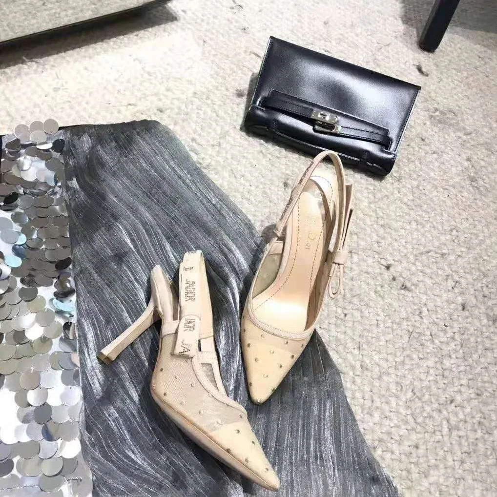 Dior J'adior Plumetis Slingback Pump Strass 10cm Heel for Women in Sandy Dior J'adior Plumetis Slingback Pump Strass 10cm Heel for Women in Sandy