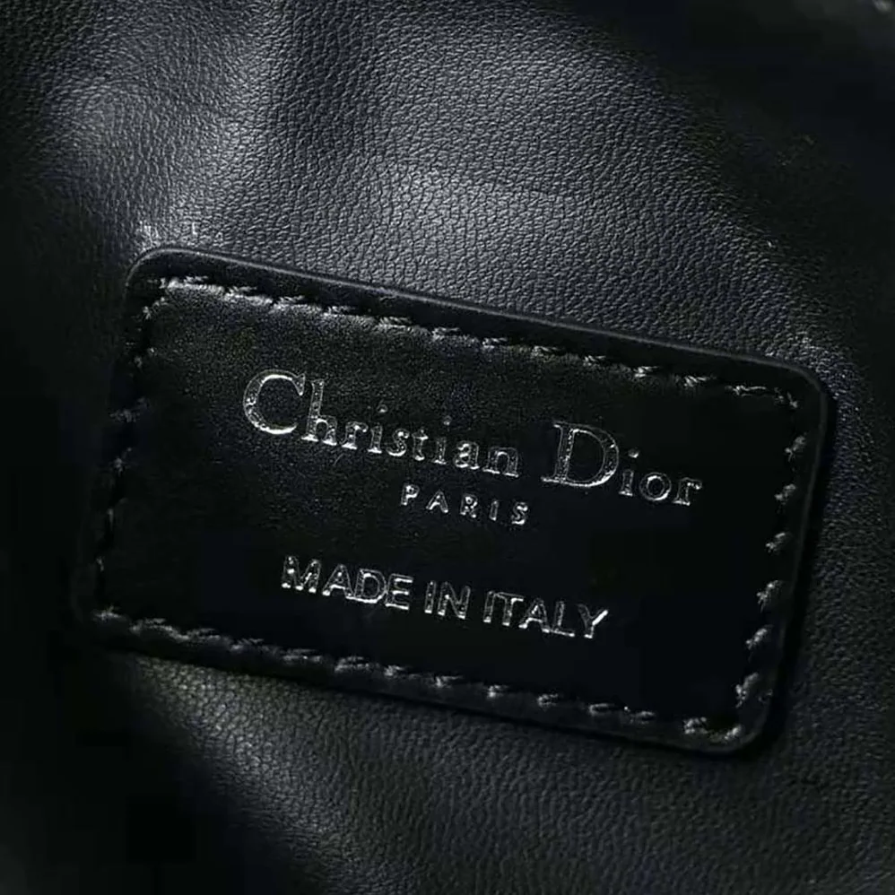 Dior Medium Diortravel Nomad Pouch Black Macrocannage Calfskin for Women Dior Medium Diortravel Nomad Pouch Black Macrocannage Calfskin for Women