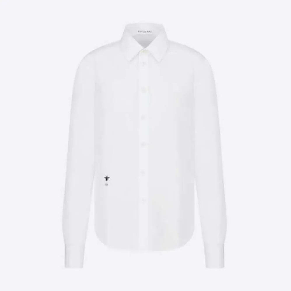 Dior Blouse White Cotton Poplin for Women