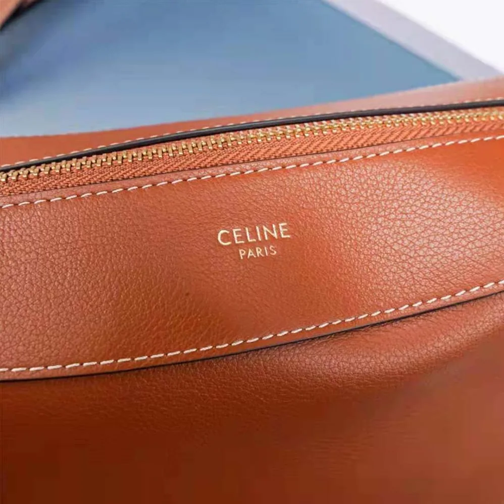 Celine Medium Romy in Supple Calfskin for Women in Brown