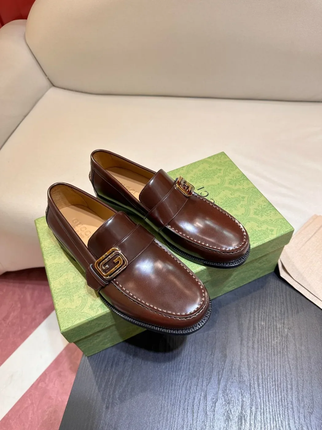 Gucci Interlocking G Loafer Brown Gucci Interlocking G Loafer Brown