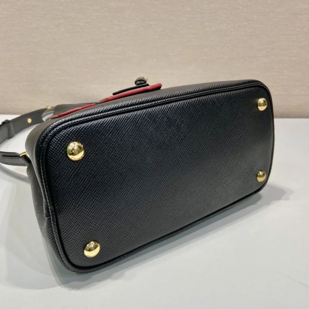 Prada Double Saffiano Mini Bag Black Prada Double Saffiano Mini Bag Black