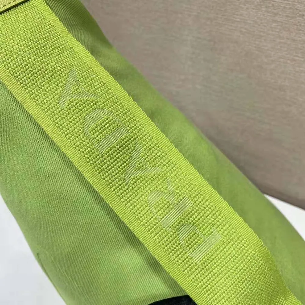 Prada Canvas Prada Triangle Bag for Women in Green