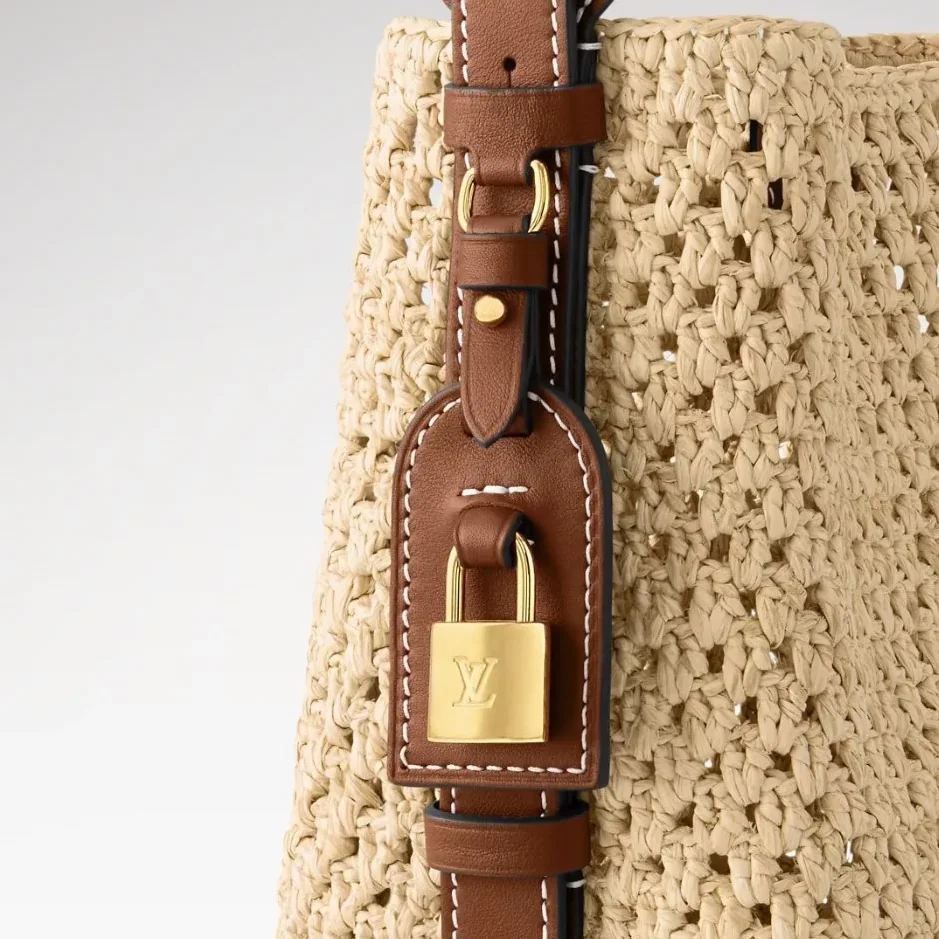 Louis Vuitton All In BB Bucket Bag in Brown Gold Hardware