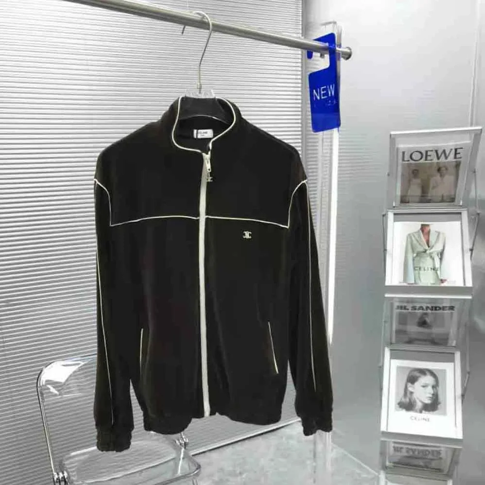 Celine Triomphe Jersey Sweatshirt in Velvet for Women