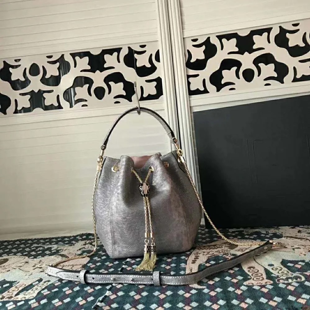 Bvlgari Serpenti Forever Bucket for Women in Silver