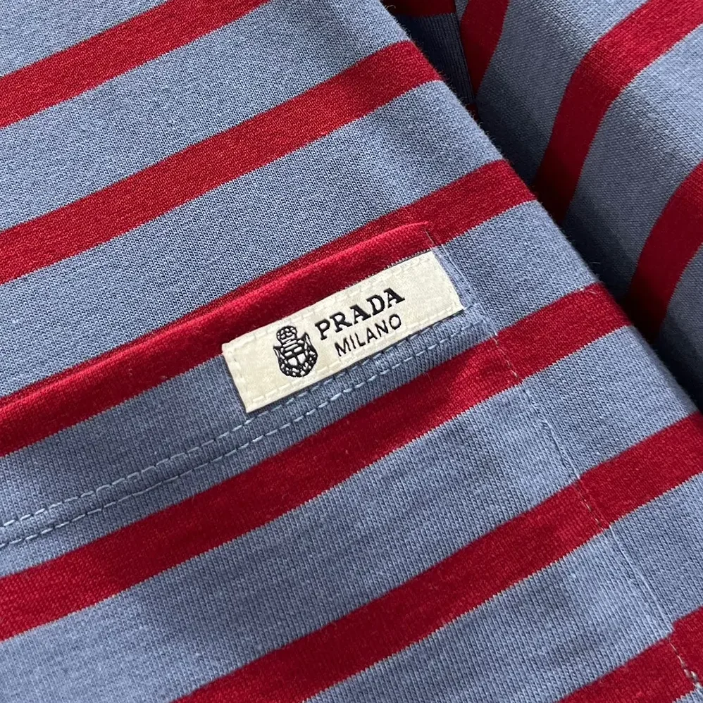Prada Oversized Striped Jersey T for Women in Shirt Prada Oversized Striped Jersey T for Women in Shirt