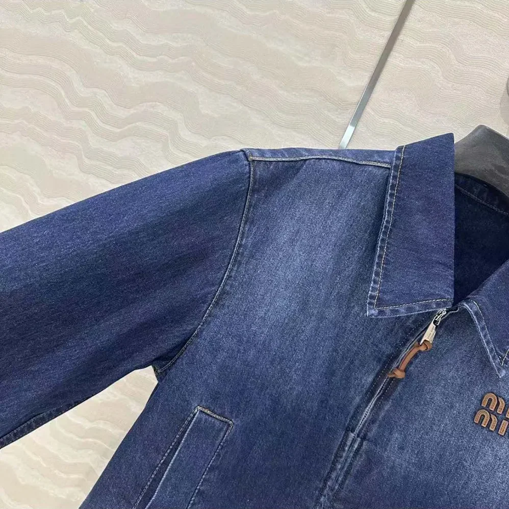 Miu Miu Denim Trucker Jacket for Women Miu Miu Denim Trucker Jacket for Women