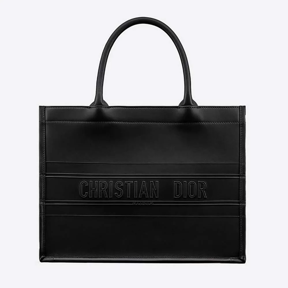 Dior Small Dior Book Tote Black Calfskin for Women Dior Small Dior Book Tote Black Calfskin for Women