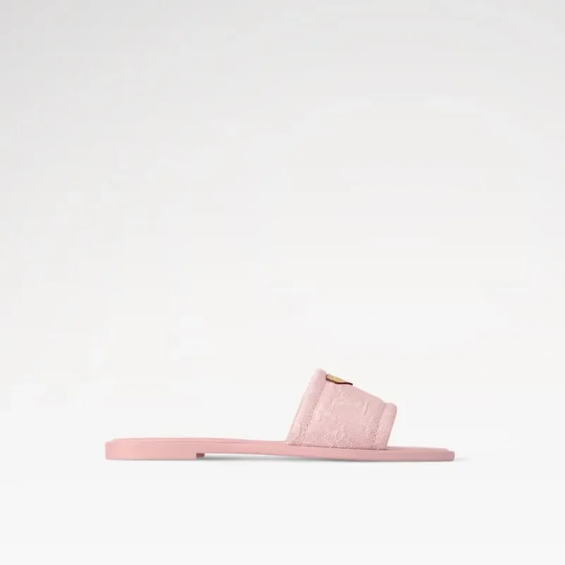 Louis Vuitton Lily Flat Mule Pink 1AGX46