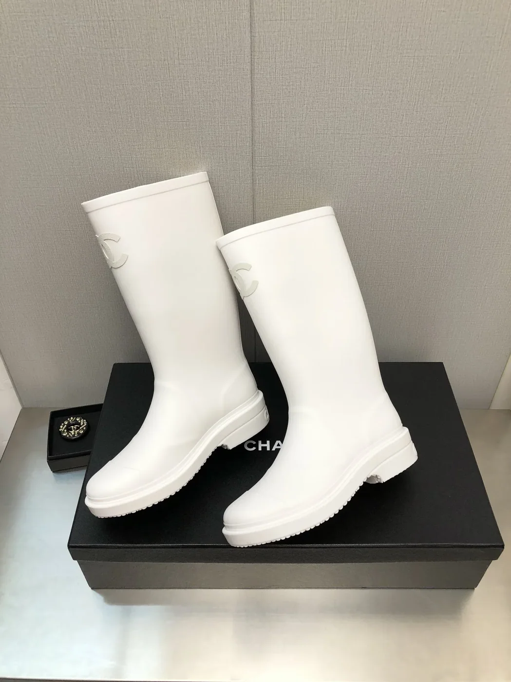 Chanel Hight Boots White for Women Chanel Hight Boots White for Women
