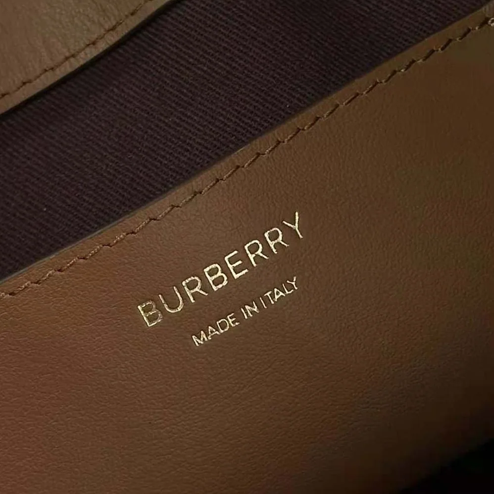 Burberry Small TB Bucket Bag for Women in Brown