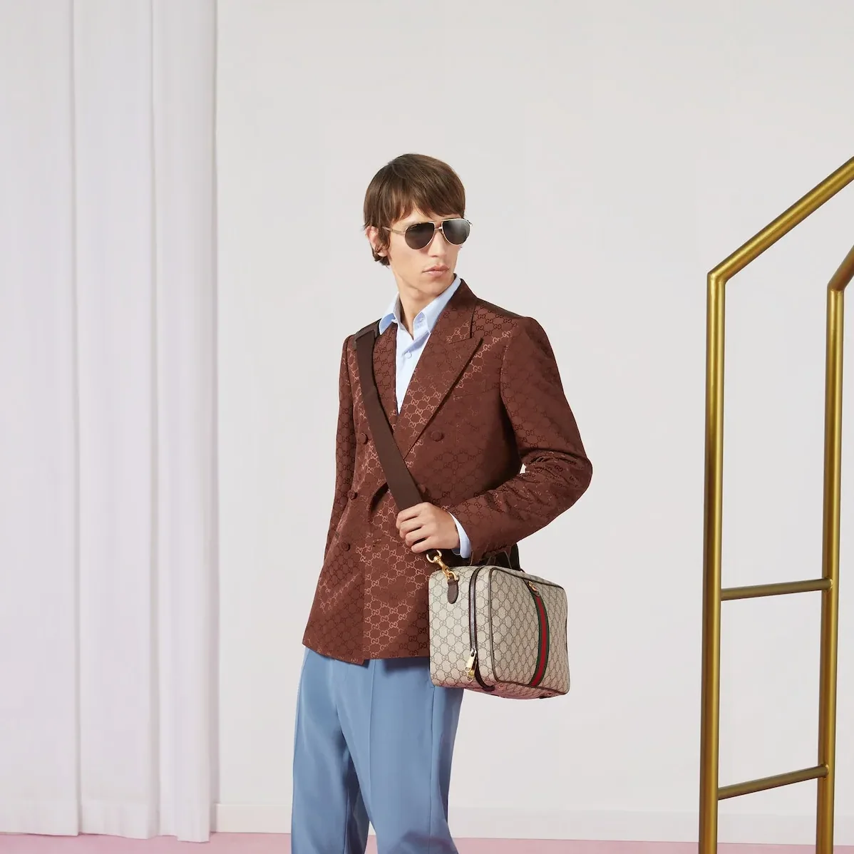 Gucci Savoy Shoe Case Beige /