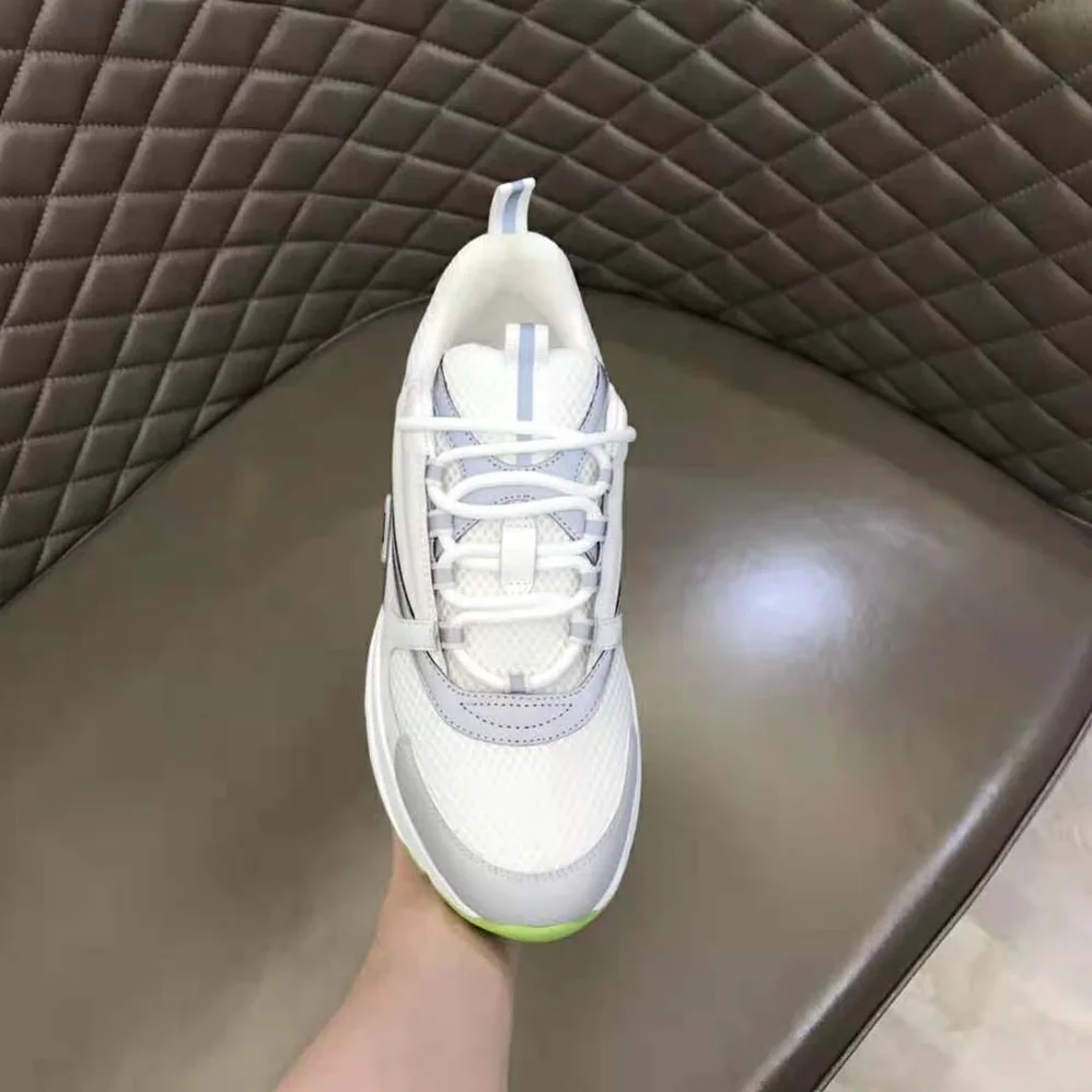 Dior B22 Sneaker White Technical Mesh and Smooth Calfskin for Men