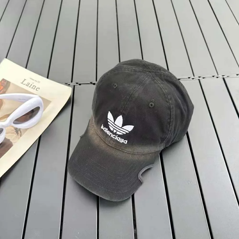 Balenciaga Balenciaga for Unisex in Adidas Cap in Black Balenciaga Balenciaga for Unisex in Adidas Cap in Black