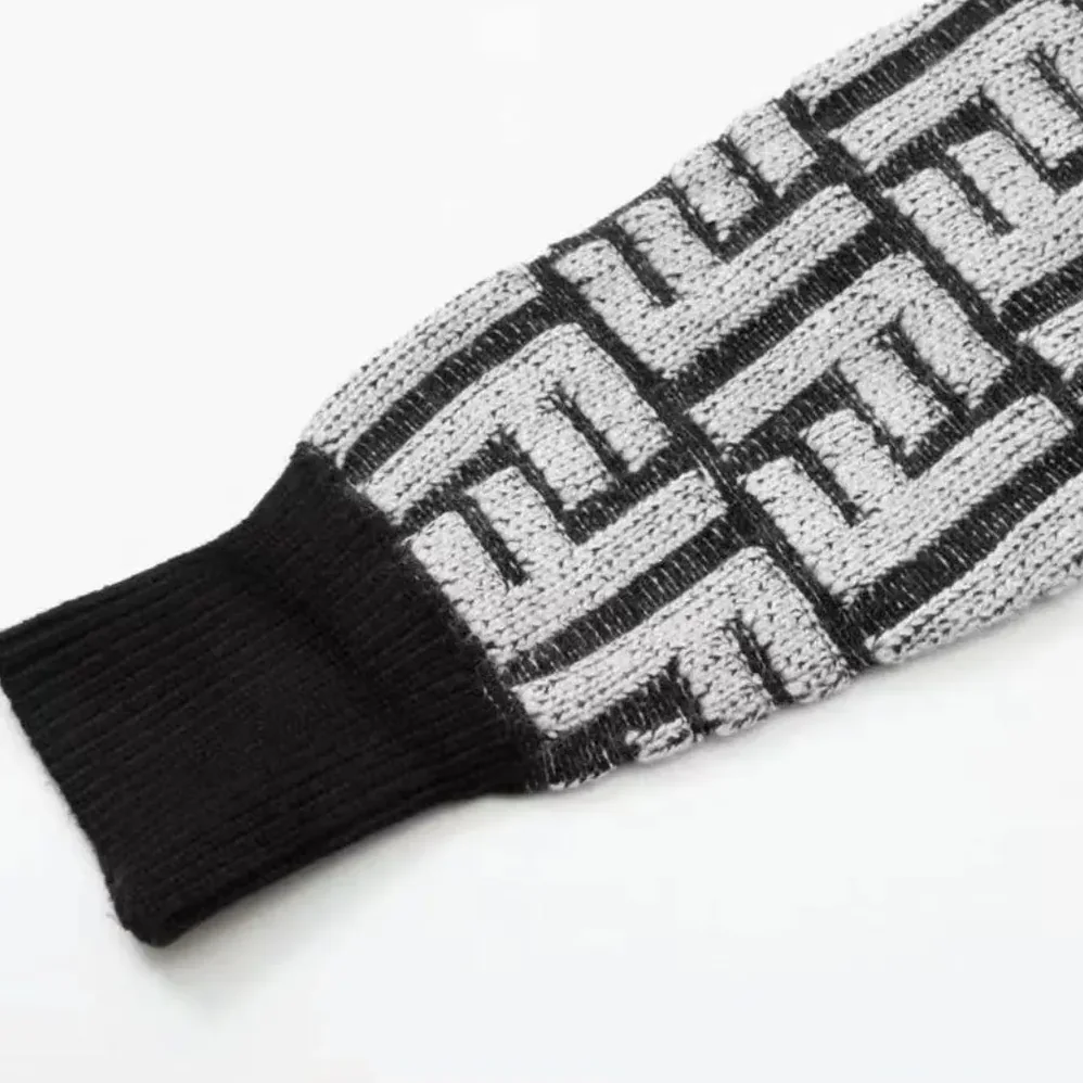 Fendi Cardigan Black FF Cashmere Cardigan for Men Fendi Cardigan Black FF Cashmere Cardigan for Men