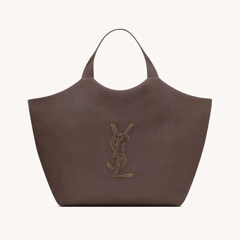 Saint Laurent YSL Icare In Smooth Leather Burgundy for Women