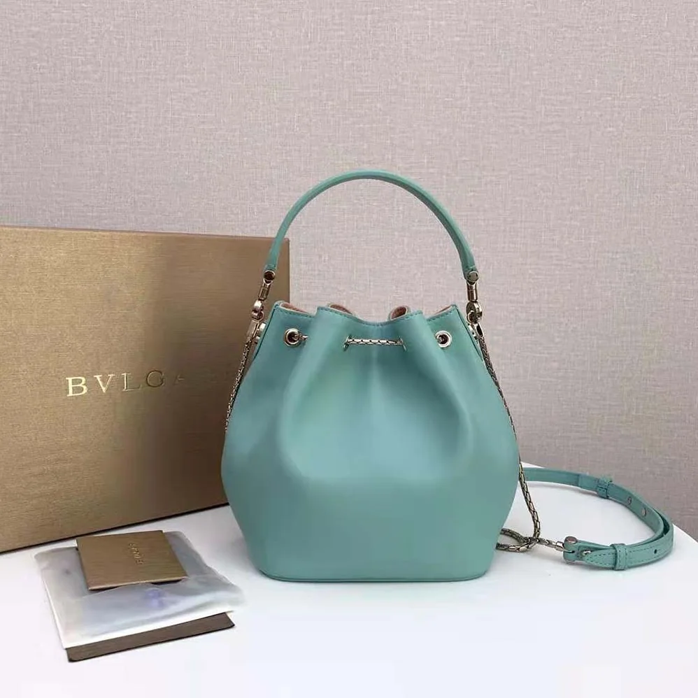 Bvlgari Serpenti Forever Bucket Bag for Women in Aqua Bvlgari Serpenti Forever Bucket Bag for Women in Aqua