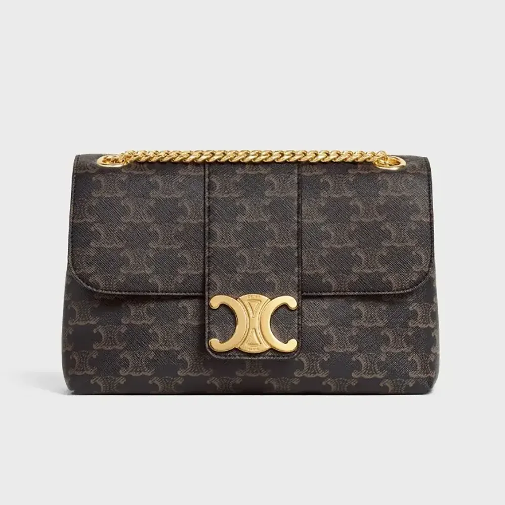 Celine Medium Celine Victoire Bag in Triomphe Canvas 115852FRH.04LU for Women