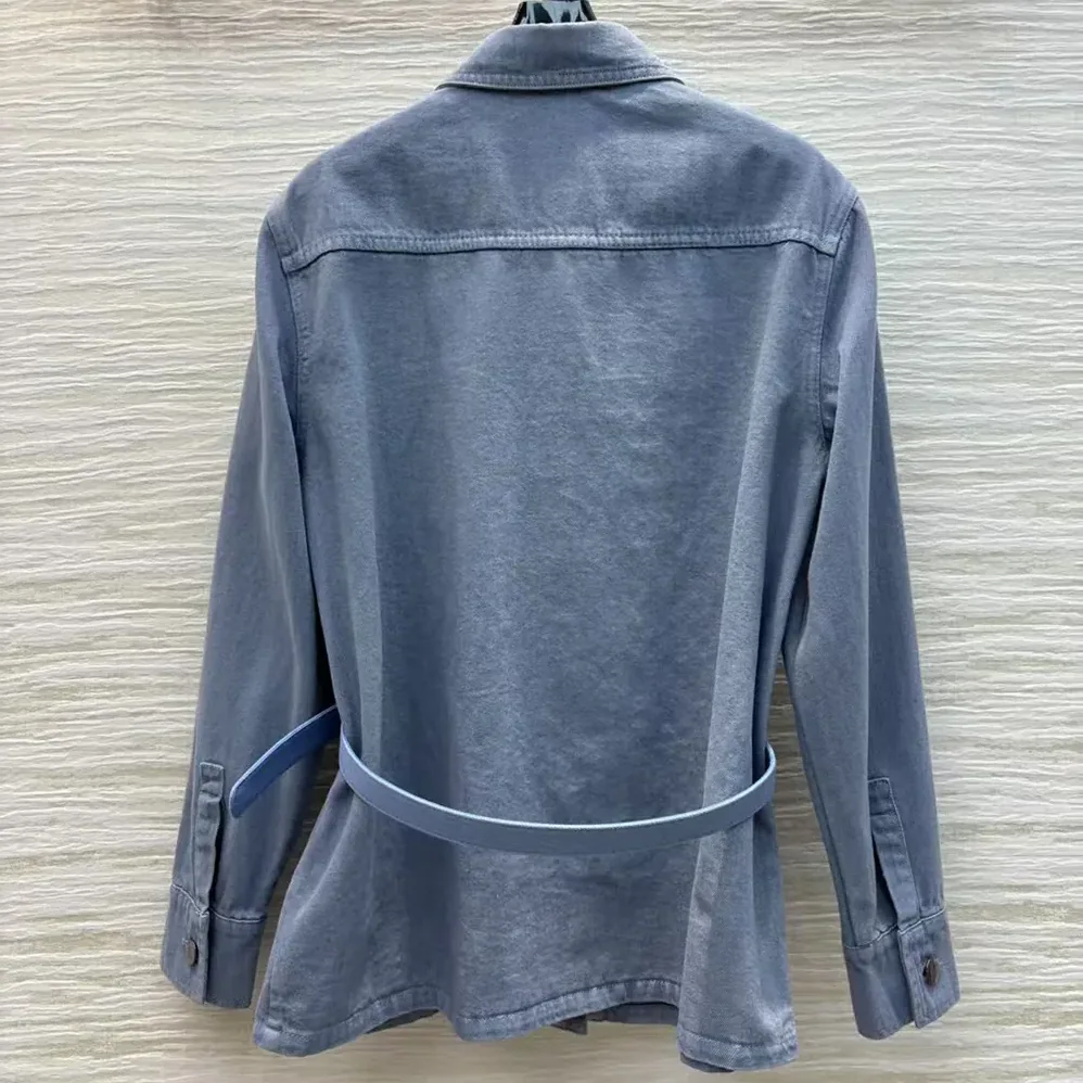 Fendi Blue Denim Go for Women in To Jacket Fendi Blue Denim Go for Women in To Jacket