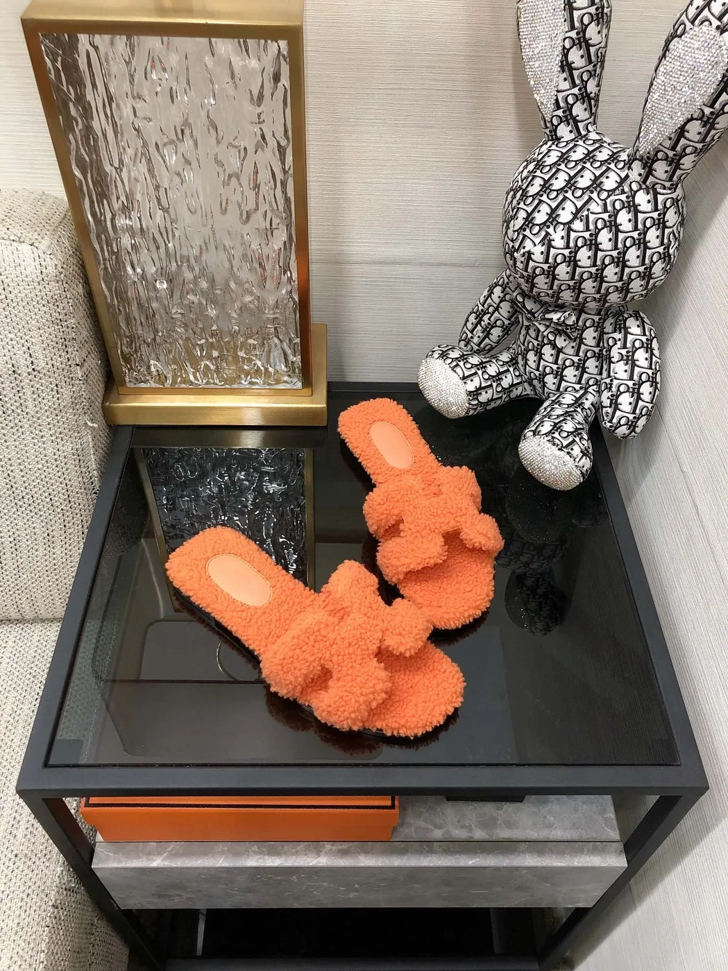 Hermes Oran Sandal Orange Hermes Oran Sandal Orange
