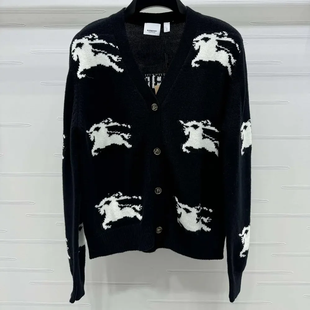 Burberry EKD Cotton Silk Cardigan for Women Burberry EKD Cotton Silk Cardigan for Women